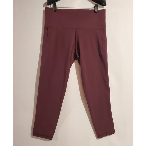Athleta Salutation Stash Pocket 7/8 Tights Plus Size 1X Pull-On Cropped Leggings - Picture 1 of 9